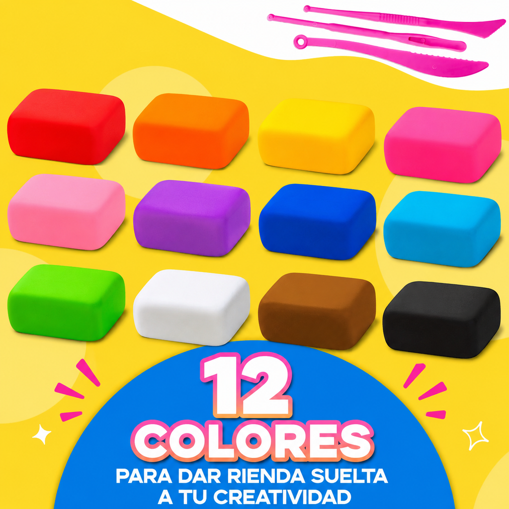 Masa foamy moldeable pack x12