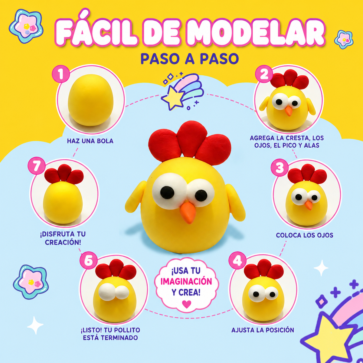 Masa foamy moldeable pack x12