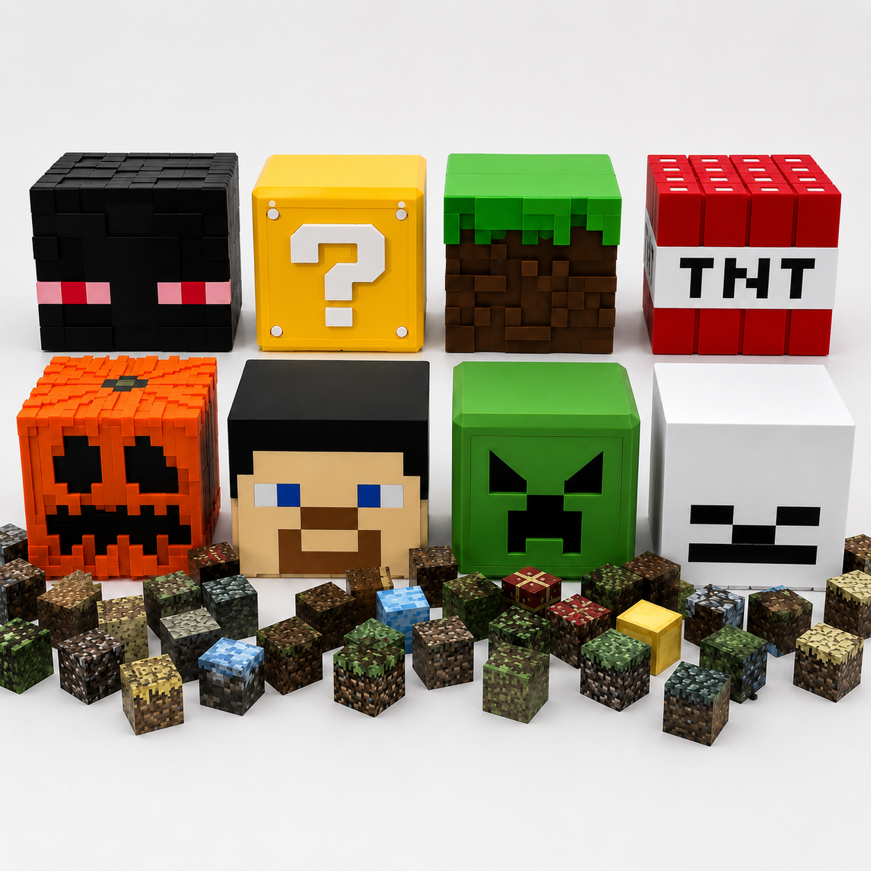 Cubos magneticos CAJA +300 cubos +6 muñequitos