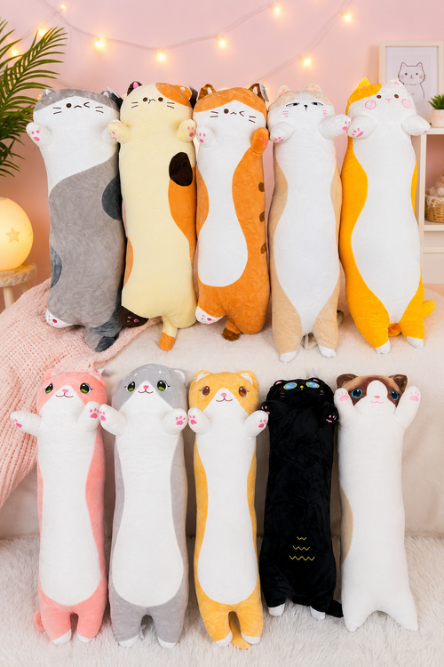 Almohada Gatitos Kawai 110cm x1