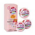 Kit Heladera rosa mini brands + 2 bolas con accesorios